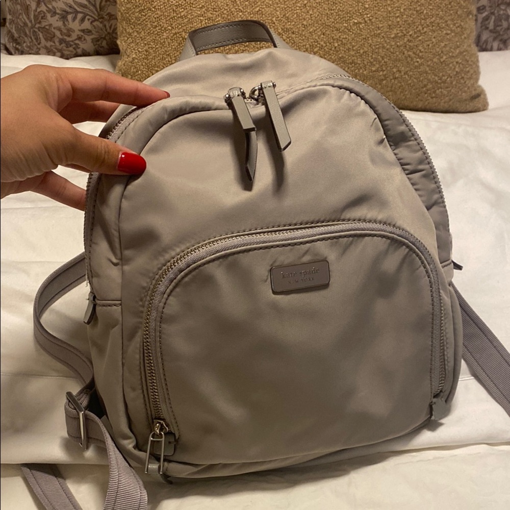Kate Spade Taupe Backpack
